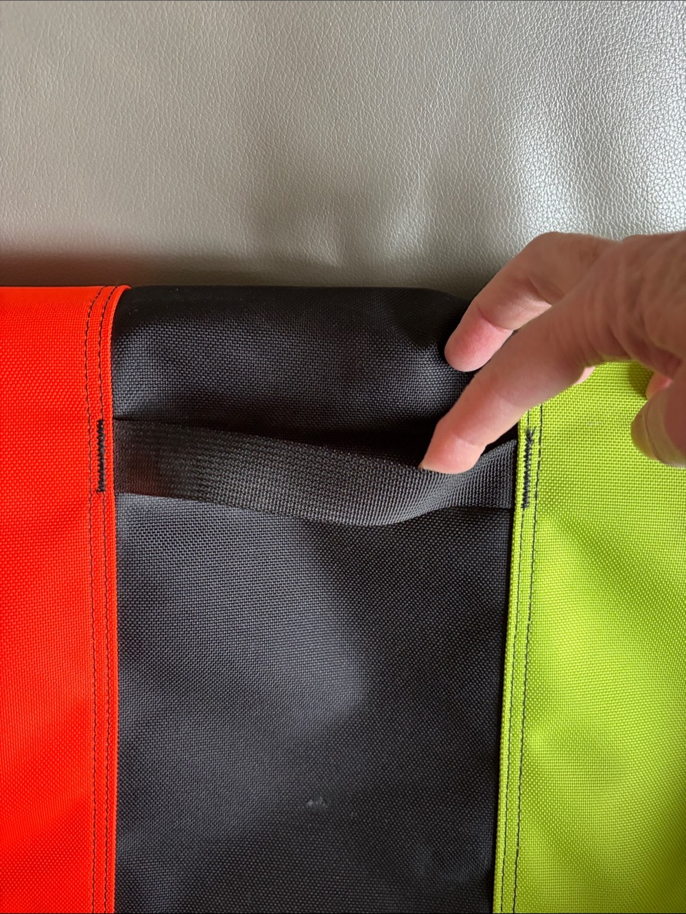 Timbuk2 Messenger/Travel Backpack with Neon Green and Orange Accents. Never used - Picture 5 of 8
